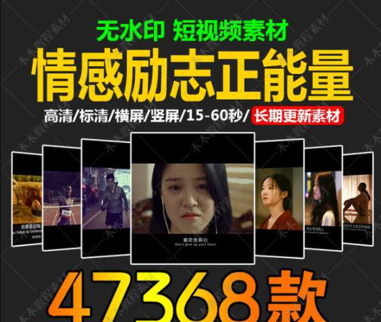 国外国内励志短视频-引流抖音无水印快手微视素材